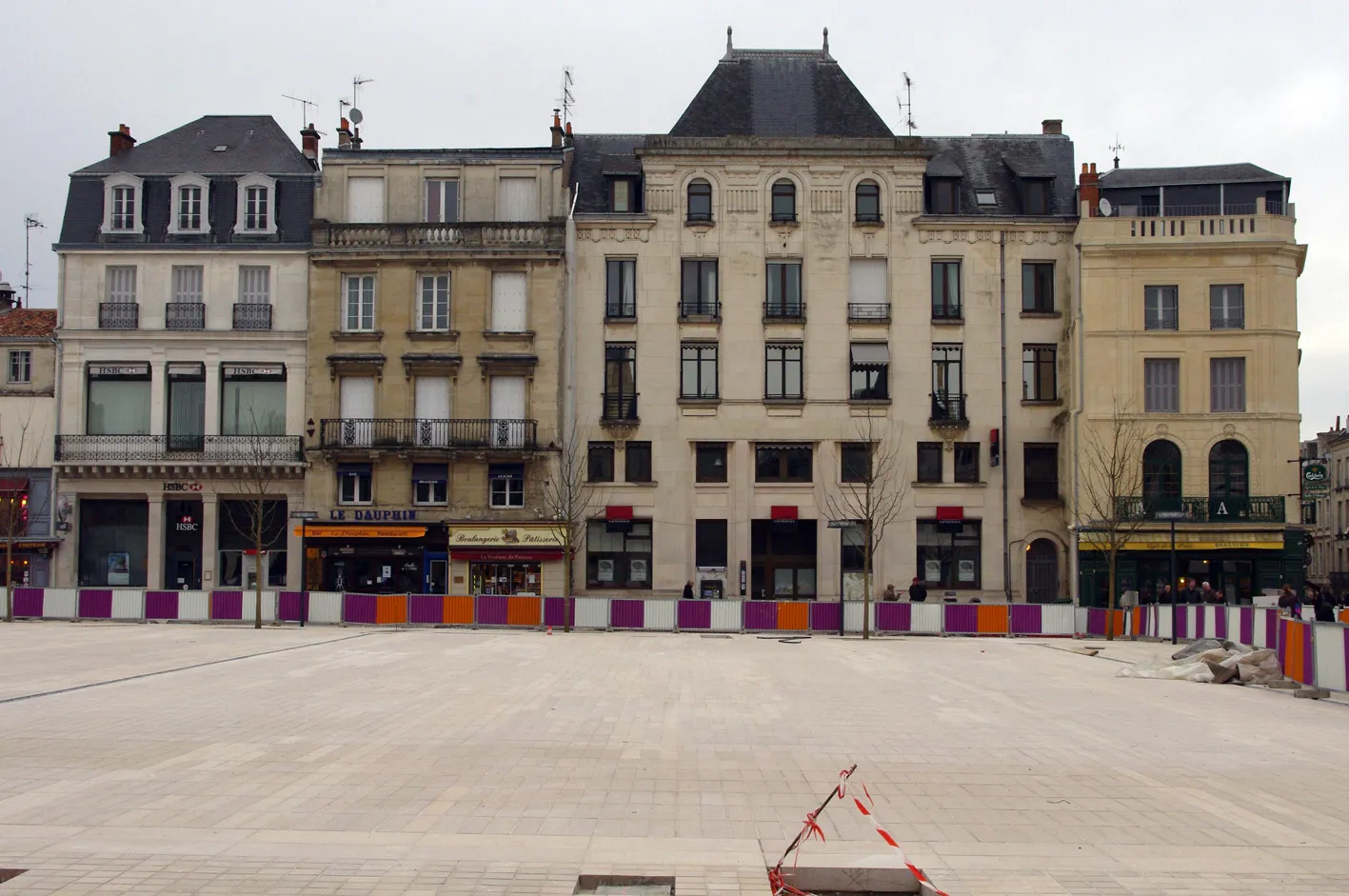 La place du Maréchal-Leclerc, à Poitiers