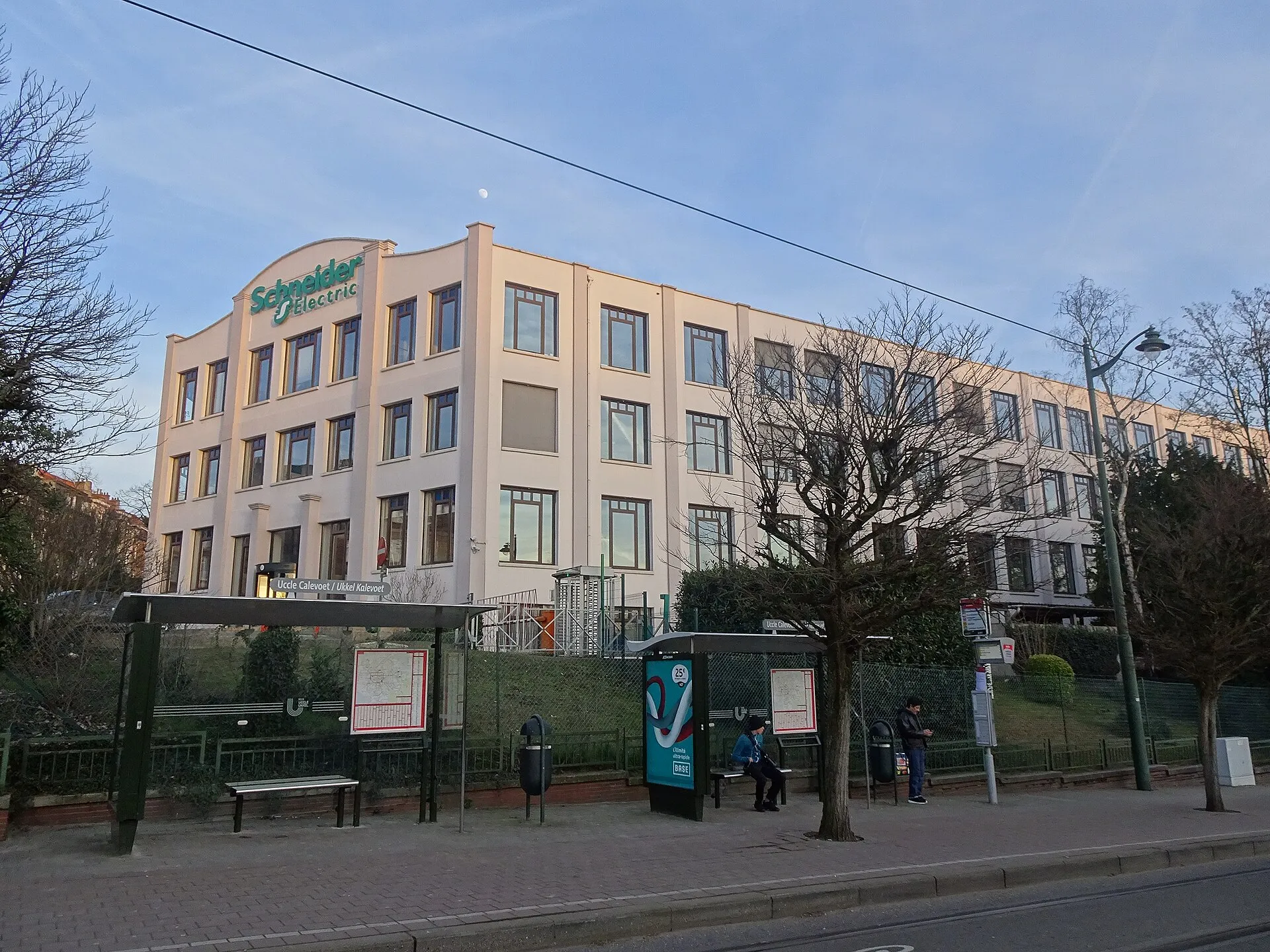 Un bâtiment industriel du groupe Schneider Electric